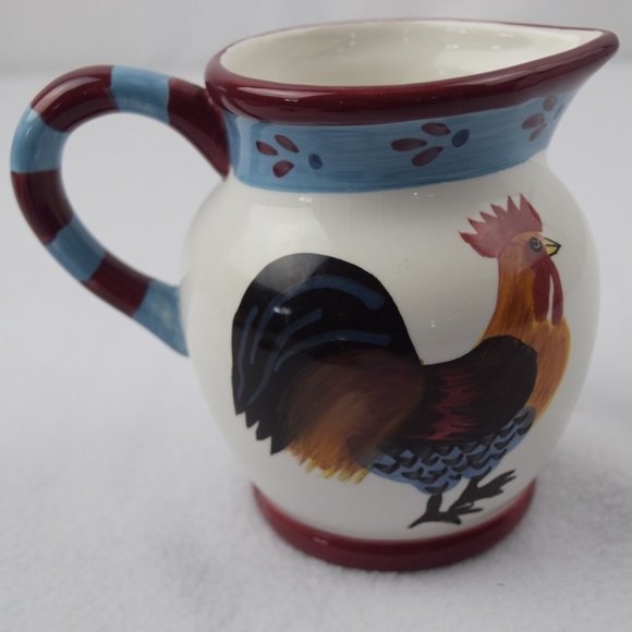 Milson & Louis Hand Painted Rooster Creamer - Picture 2 of 5